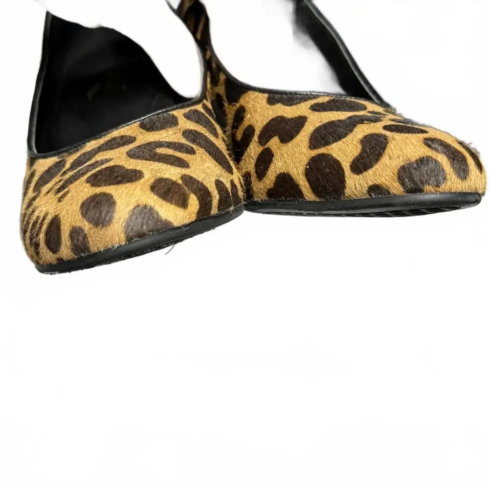 Women’s aersoles leopard print wedge heels‎ size 9.5